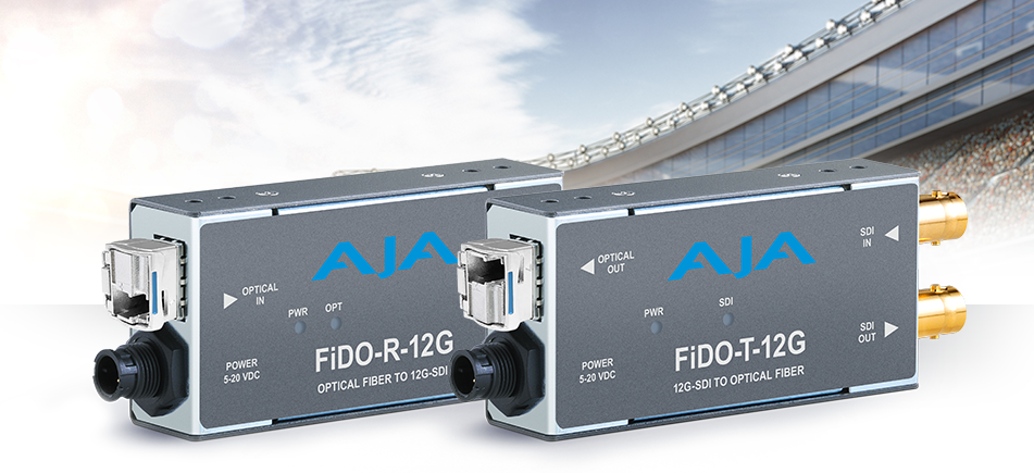 AJA Introduces New FiDO 12G SDI/Optical Fiber Mini-Converters at IBC 2017